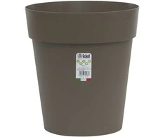Idel Dekoratyvinis gėlių vazonas Classic high Ø20.5cm H20.2cm plastikinis/pilkai rudas