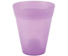Idel Dekoratyvinis gėlių vazonas Dante L Ø13cm H15.5cm plastikinis/violetinis