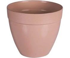 Idel Dekoratyvinis gėlių vazonas Touch Ø20cm H17.3cm plastikinis/rudas