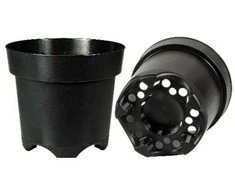 Idel Gėlių vazonas Aeris Ø19cm H17cm plastikinis/juodas
