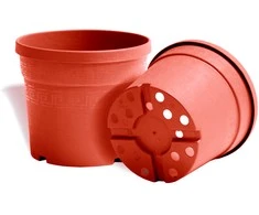 Idel Gėlių vazonas Tuscany Ø14.5cm H14cm plastikinis/rudas