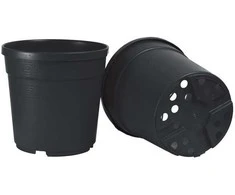 Idel Gėlių vazonas Tuscany Ø14.5cm H14cm plastikinis/juodas