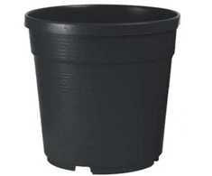 Idel Gėlių vazonas Tuscany Ø14.5cm H14cm plastikinis/juodas
