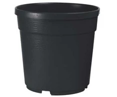 Idel Gėlių vazonas Tuscany Ø19cm H16cm plastikinis/juodas