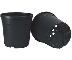 Idel Gėlių vazonas Tuscany Ø19cm H16cm plastikinis/juodas