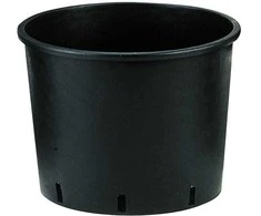 Idel Gėlių vazonas Vivaio Basso VIVAIO BASSO D24m/H20cm juodas