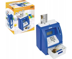 Idena 50060 Cyfrowa Skarbonka dla Dzieci su Dźwiękiem, Bankomat