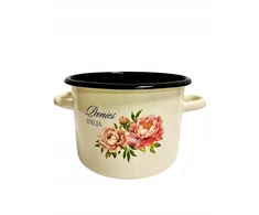 Igmar Emalia Peony emaliuotas vazonas 18cm 3L