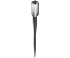 Įkasama atrama stulpams Arras 50x50mm/600mm karštai cinkuota