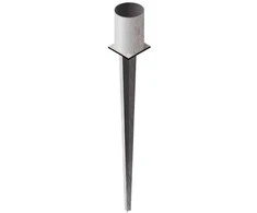 Įkasama atrama stulpams Arras d80/750x150x2mm karštai cinkuota