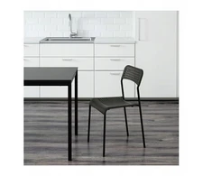 IKEA ADDE KĖDĖ VIRTUVĖ VALGOMAS SVETAINE Juodas