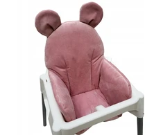 Ikea Antilop Piccolo rožinė pliušinė vandeniui atspari kėdės pagalvė