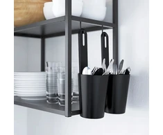 IKEA ENHET KABLIS ANTHRACITE 6x24 MM 2 vnt.