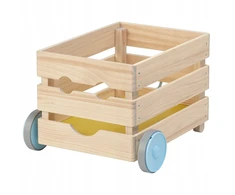 IKEA FLISAT Schowek na zabawki na kółkach, 38x43x29 cm