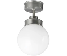 Lubinis šviestuvas IKEA FRIHULT lampa sufitowa plieno pilka do łazienki