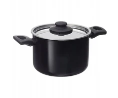 IKEA HEMLAGAD Puodas su dangteliu, nepridegančia danga, 3 l