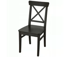 IKEA INGOLF Kėdė ruda ir juoda 60217822