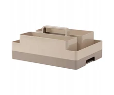 Ikea Kuggis stalinis organizatorius, 26x35x16 cm, tamsiai pilkai-smėlio spalvos