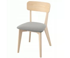 IKEA LISABO Kėdė, uosis/Tallmyra balta/juoda