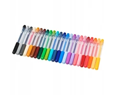 IKEA MALA cienki marker flamaster 24 kolory pisaki