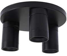 Lubinis šviestuvas IKEA NYMANE Lampa sufitowa 3 reflektory antracito
