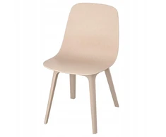 IKEA ODGER baltos smėlio spalvos kėdė, valgomojo kėdė