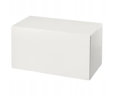 Ikea SMASTAD Ławka su pojemnikiem na zabawki - balta/balta 90x52x48 cm