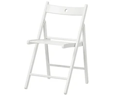 IKEA TERJE MEDINĖ sulankstoma KĖDĖ balta