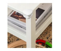 IKEA UNDVIKA STALO KRAŠTO APSAUGA, KAMPINIO KRAŠTO APSAUGA, Baltas 8X