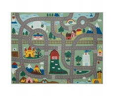 IKEA VALLABY Dywan dziecięcy, žalia, 100x133 cm