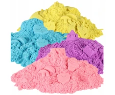 Ikonka MAGICAL DINAMINIS SMĖLIO SMĖLIO VALAS 4KG MAŠE, SPALVINGAS MIŠINIS