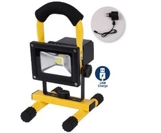 Įkraunamas nešiojamas LED prožektorius su stovu SPECTOR LIGHT, 10W,6500K,600lm,naud., laikas 3 val.