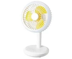 Įkraunamas stalinis ventiliatorius DP 7632, su LED lempute