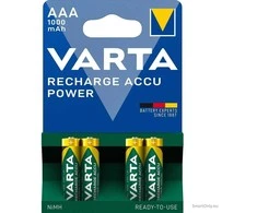 Įkraunami elementai VARTA ACCU, AAA, 1000 mAh, 4 vnt