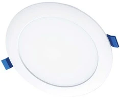 Įleidžiama LED panelė SPECTORLIGHT, 12 W, 4000 K, 1200 lm, apvali f., baltos sp., Ø17 x h2,4 cm