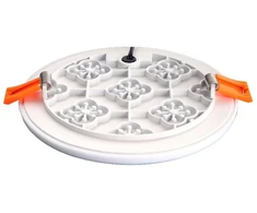 Įleidžiama LED panelė TOPE RONDA, IP65, 10 W, 3000 K, 800 lm, Ø12,5 cm