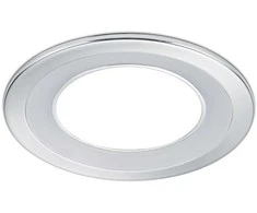 Įleidžiama LED panelė TRIO CORE, 10 W, 1040 lm, 3000 K, chromo sp., ø14,5 cm