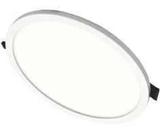 Įleidžiama LED panelė VESTALIGHT, IP40, 30 W, 4000 K, 2700 lm, Ø20,6 x 3 cm, be rėmelio