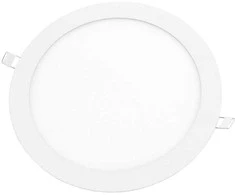 Įleidžiama LED panelė VESTALIGHT, IP40, 18 W, 4000 K, 1620 lm, Ø12,9 x 3 cm, be rėmelio