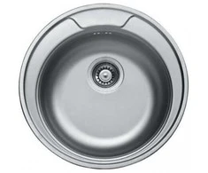 Įleidžiama ner.plieno virtuvės kriauklė PS-331 490x0.6mm matinė