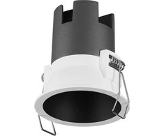 5W LED įleidžiamas šviestuvas SPOT, baltos/juodos sp., 4000K