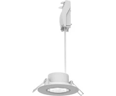 Įleidžiamas LED šviestuvas PHILIPS CILANTRO, 5W 2700K 500lm, dimeriuojamas baltos sp, Ø9cm