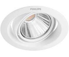 Įleidžiamas LED šviestuvas PHILIPS POMERON SCENE SWITCH, 7 W, 2700 K, 420 lm, dimeriuojamas Ø9 cm