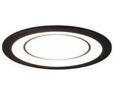 Įleidžiamas LED šviestuvas TRIO CORE, 10 W, 3000 K, 1040 lm, 2 šviesos šaltiniai, juodos sp., Ø15 cm