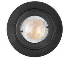 Įleidžiamas LED šviestuvas TRIO LAMONT, IP65 6,5W 650lm 3000K juodos sp Ø8,2x3,8cm