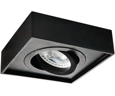 Įleidžiamasis šviestuvas KANLUX MINI GORD, 1 x GX5,3/GU10, max 35 W, juodos sp., 9,8 x 9,8 x 5 cm
