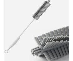 ILGAS 32 cm silikoninis šepetėlis, skirtas BUTELIUI, STIKLINIUI, INDŲ plovimui, indų plovimo mašinai
