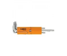 Ilgi Torx raktų rinkinys NEO 09-524 (T10-T50, 9 vnt.)