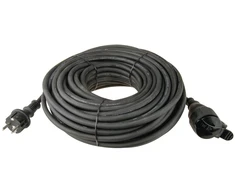 Ilgiklis EMOS, 1 lizdas, 5 m, 3x1.5 mm2, IP44 juodos sp.