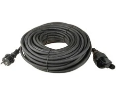 Ilgiklis EMOS, 1 lizdas, 5 m, 3x1.5 mm2, IP44 juodos sp.